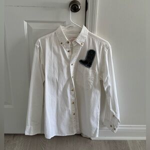 Unisex  Shirt with Boot Embroidery